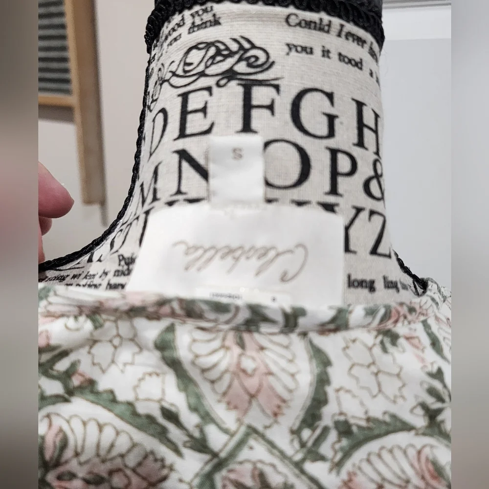 Cleobella Floral Long Sleeve Dress with Bow - Picture 2 of 8